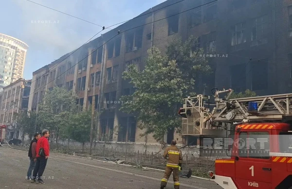 Kiyevə raket hücumu zamanı Azərbaycanın Ukraynadakı səfirliyinə ziyan dəyib&nbsp;