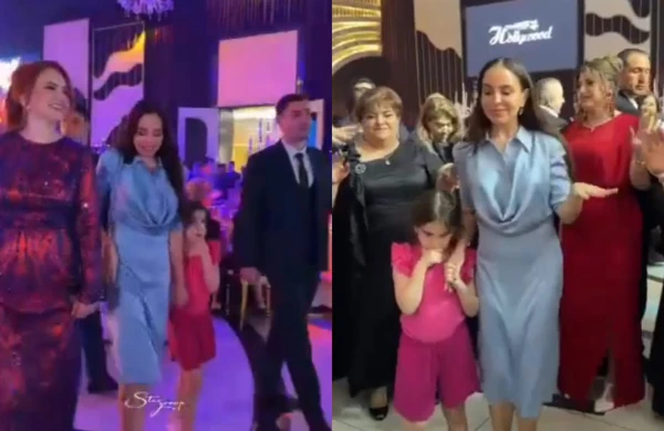 Leyla Əliyeva Bakıda toyda - Video&nbsp;