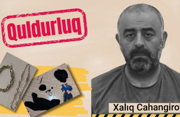 Otel işçilərinə qarşı quldurluq edən şəxs saxlanılıb