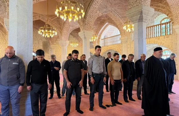 Şuşada Qurban bayramı namazı qılınıb&nbsp;