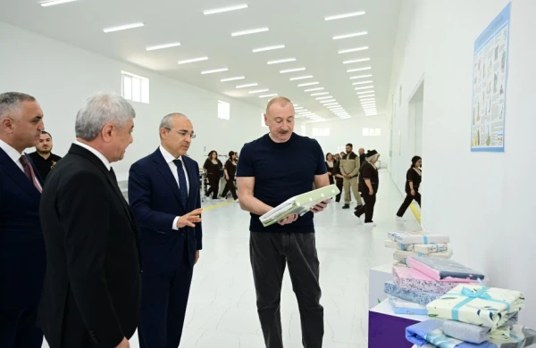 Xocalı şəhərində “Qarabağ Tekstil Evi” MMC istifadəyə verilib 