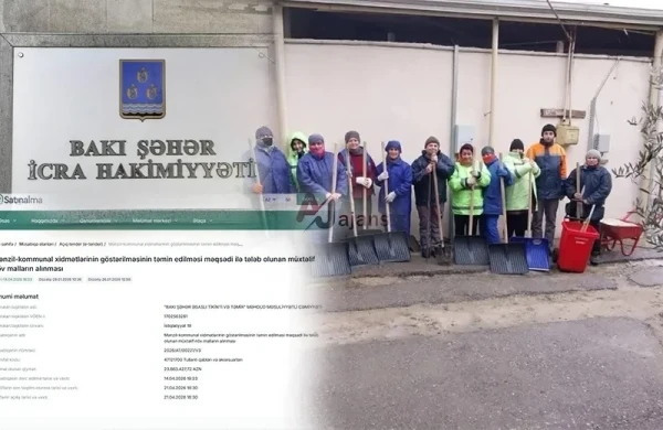 Bakıda süpürgə, sabun, zibil qablarına 23 milyondan artıq vəsait xərclənəcək&nbsp;