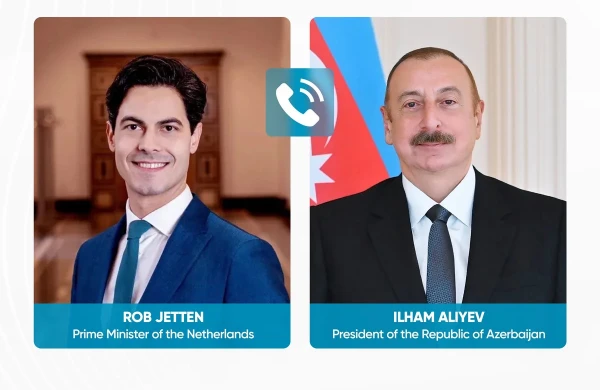 İlham Əliyev Niderlandın Baş naziri ilə telefon danışığı aparıb&nbsp;