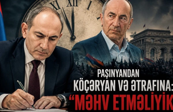 Paşinyandan Köçəryana: "Meydana çıxın, görüm neçə nəfərsiniz”