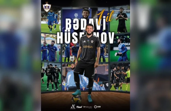"Qarabağ" Bədavi Hüseynovla müqavilə müddətini uzadıb&nbsp;