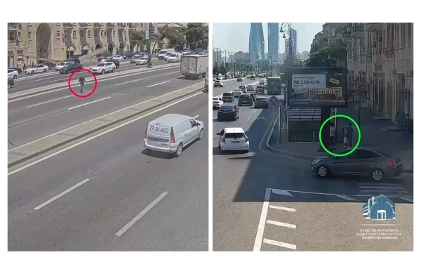 Bakıda dəhşətli anlar kameraya düşdü: DİN açıqlama yaydı