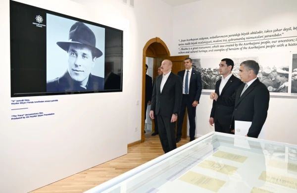 Ölkə liderləri  Şuşada “Heydər Əliyev və Qarabağ” sərgisi ilə tanış olublar&nbsp;