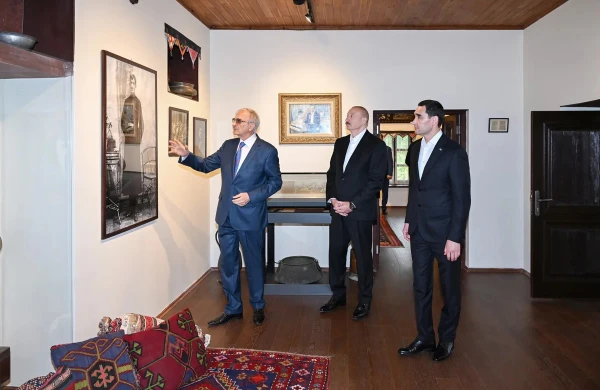İlham Əliyev və Türkmənistan Prezidenti Şuşada Bülbülün ev-muzeyində olublar&nbsp;