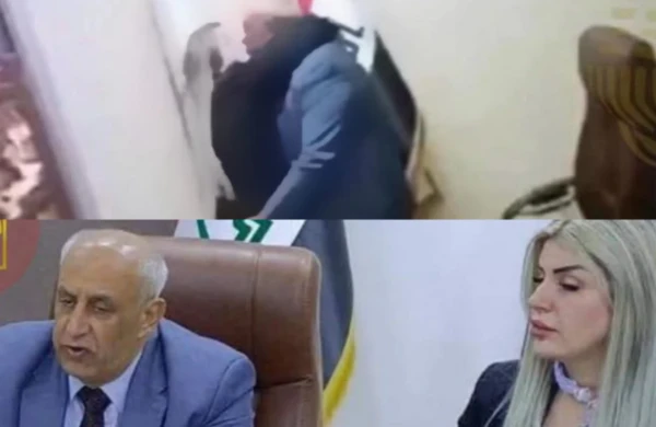 Məmurların kabinetdə çəkilən kadrlarını - Bütün İraq danışır 