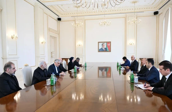 Prezident İran parlamentinin sədrini qəbul edib