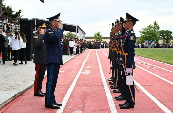 Heydər Əliyev adına Hərbi İnstitutda buraxılış mərasimi keçirilib