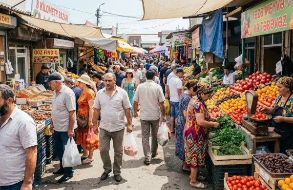 Bakının bu məşhur bazarında gərginlik - VİDEO&nbsp;