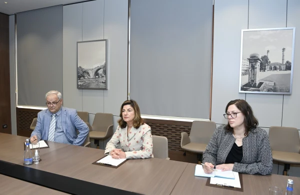 Ceyhun Bayramov ICMP-in baş direktoru Katrin Bomberger ilə görüşüb