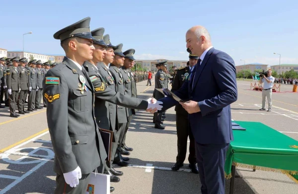 Naxçıvan Hərbi Kollecinin ilk məzun buraxılış mərasimi keçirilib&nbsp;