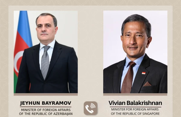 Ceyhun Bayramovla Sinqapur XİN rəhbəri arasında telefon danışığı olub&nbsp;