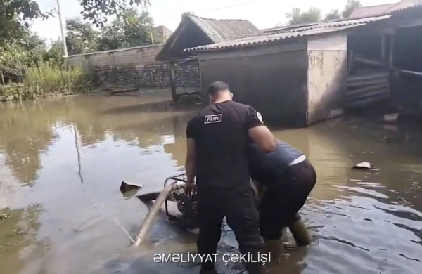 Güclü yağış Zaqatala, Balakən və Ağstafada fəsadlar yaratdı