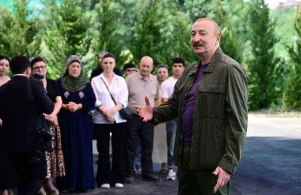 Prezidentin sosial media hesablarında Quzeyxırman və Güneyxırman sakinləri ilə görüşünə dair paylaşım edilib