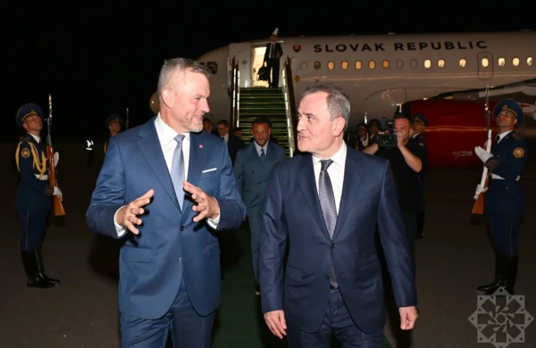 Slovakiya Prezidenti Peter Pelleqrini Azərbaycana rəsmi səfərə gəlib&nbsp;