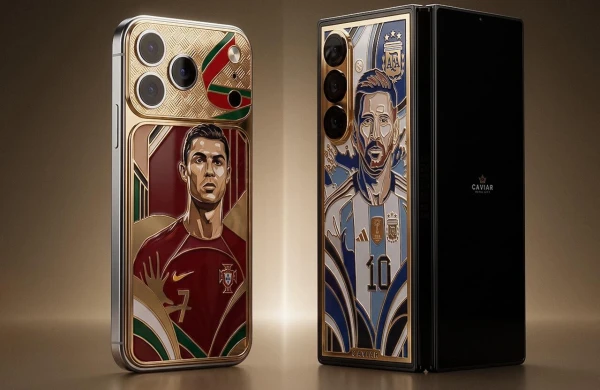 Messi və Ronaldonun şərəfinə qızıl telefon hazırlandı - (Foto) 
