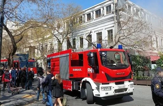 Xankəndidə kafedə yanğın olub, iki nəfər xəsarət alıb