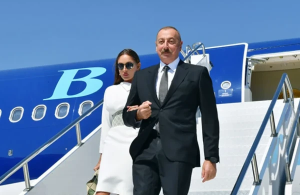 Prezidentlə xanımı Qırğızıstana səfər etdi&nbsp;