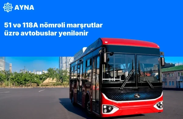 Bakıda iki marşrut üzrə avtobuslar yenilənir 