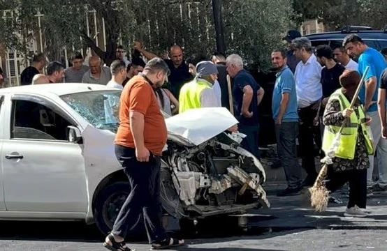 Bakıda qəza oldu, qadın sürücü...