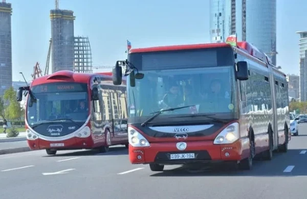 Bakıdakı bu marşrutun hərəkət sxemi müvəqqəti dəyişdirildi 