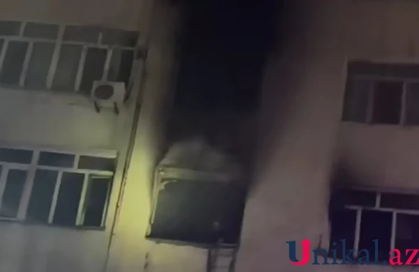 Bakıda evini qəsdən yandıran kişi dispanserə yerləşdirildi