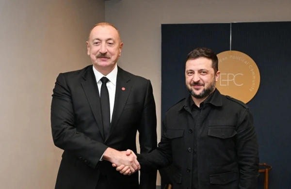 Zelenski İlham Əliyevə təşəkkür etdi 