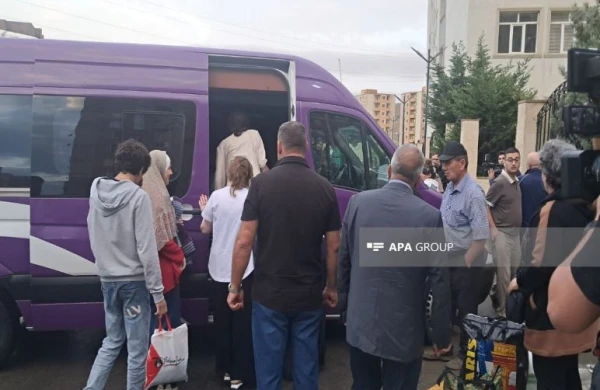 Ağdam şəhərinə növbəti köç karvanı yola salınıb&nbsp;