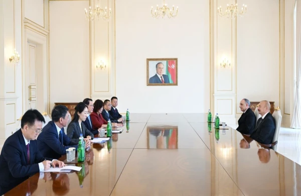 Prezident İlham Əliyev Çin Baş prokurorunu qəbul edib 