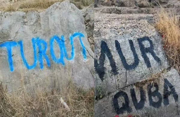 Şuşada qayalara yazı yazanlara qarşı tədbir güclənməlidir&nbsp;