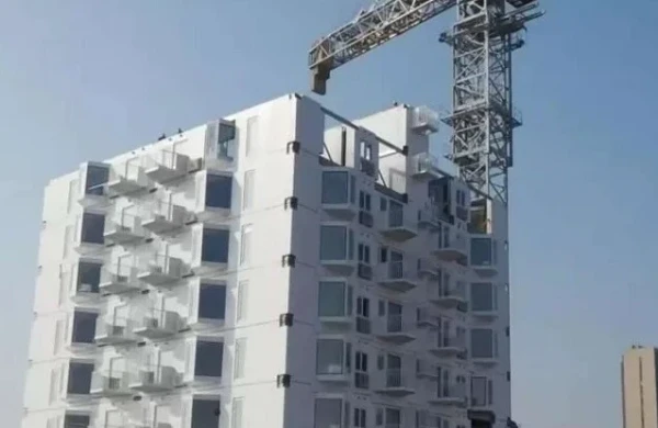 26 mərtəbəli bina cəmi 120 saata tikildi - Video&nbsp;