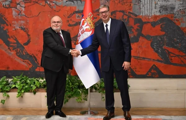 Aleksandar Vuçiç: İlham Əliyevin səfəri zamanı Strateji Tərəfdaşlıq Şurasının ilk iclası münasibətlərdə yeni səhifə açıb&nbsp;
