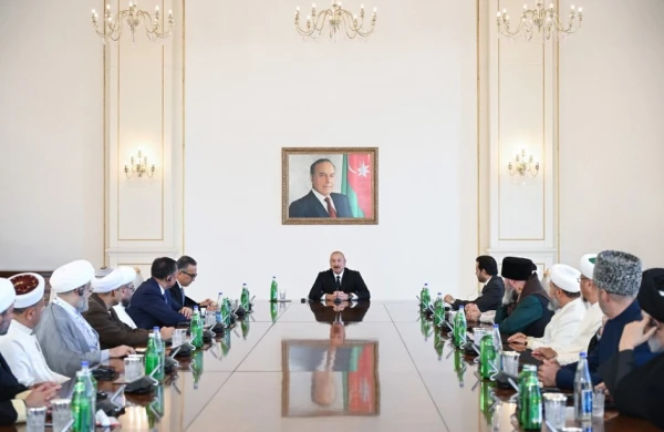 İlham Əliyev onları qəbul etdi - Fotolar