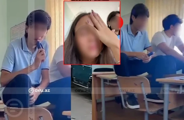 Azərbaycanda ilk dərs günündə BİABIRÇILIQ: Şagirdlər görün nə edir - VİDEO  