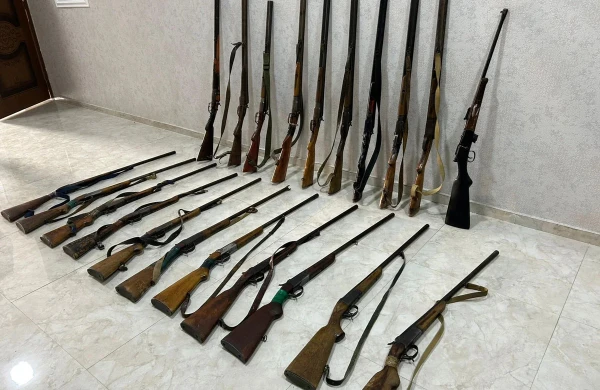 Bu sayda silah tapıldı