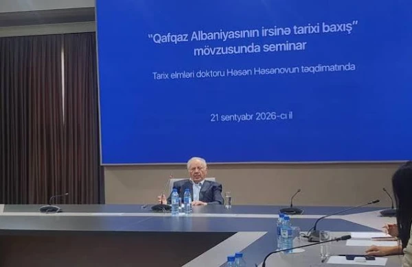 Media və Yayım Şurasının təşkilatçılığı ilə “Qafqaz Albaniyasının irsinə tarixi baxış” mövzusunda seminar keçirilib&nbsp;&nbsp;