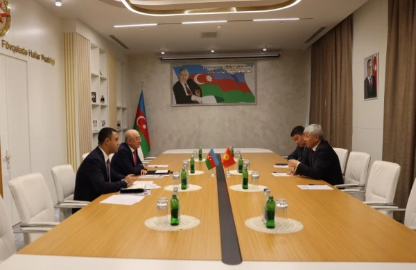 Kəmaləddin Heydərov Qırğız Respublikasının Azərbaycandakı səfiri ilə görüşüb&nbsp;