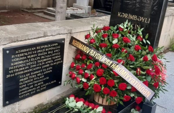 Şəhid Elçin Kərimbəylinin xatirəsi yad edilib