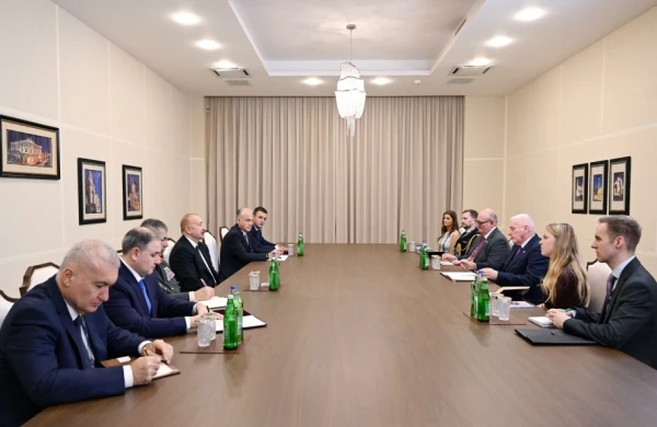Prezident İlham Əliyev Birləşmiş Krallığın müdafiə üzrə dövlət nazirini qəbul edib&nbsp;