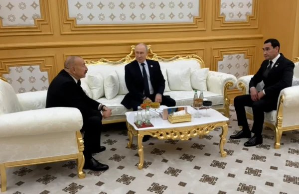 İlham Əliyev Vladimir Putin və Sərdar Berdiməhəmmədovla görüşüb&nbsp;