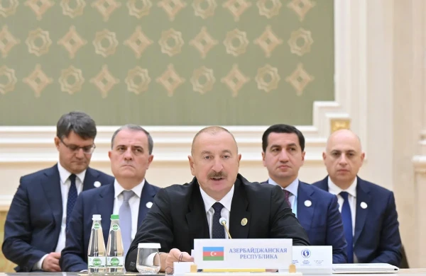 Prezidenti İlham Əliyev tədbirdə çıxış edib