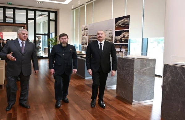 Prezident İlham Əliyev və Ramzan Kadırov “Bakı Ağ Şəhər”də olublar