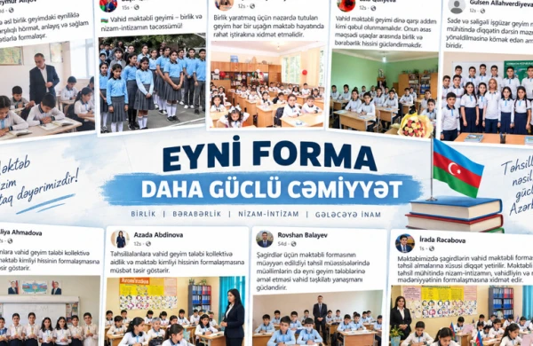 Müəllimlər geyim qaydaları ilə bağlı qərarı dəstəkləyirlər – FOTOLAR