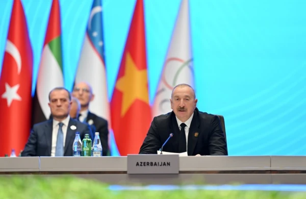 Prezident&nbsp; İlham Əliyev çıxış edib -DETALLAR