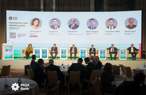 PAŞA Bankın təşkilatçılığı ilə “Azərbaycanın yeni logistika xəritəsi: Orta Dəhlizdən regional logistika mərkəzinə” adlı tədbir keçirilib