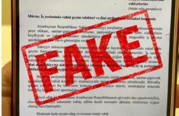 Hicabla bağlı yayılan bu xəbər saxtadır - RƏSMİ&nbsp;