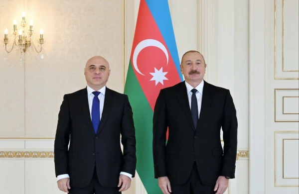 Prezident İlham Əliyev Gürcüstanın yeni səfirini qəbul edib&nbsp;